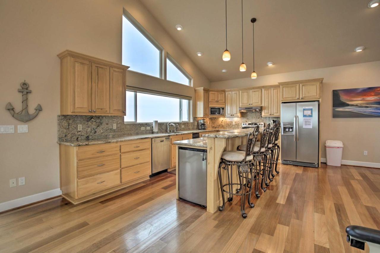 Oceanfront South Beach Home With Hot Tub And Sauna ニューポート エクステリア 写真