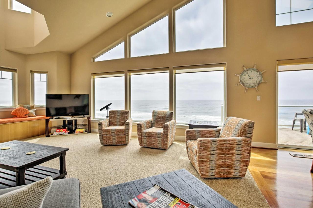 Oceanfront South Beach Home With Hot Tub And Sauna ニューポート エクステリア 写真